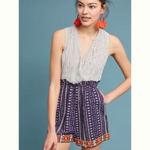 Anthropologie Laia Hadwin Romper Size S